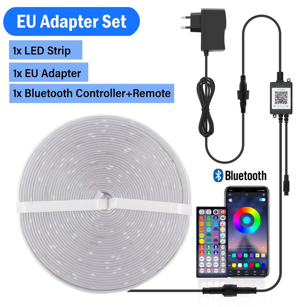 AuraGlow™ - Smart LED Strip | Bluetooth & App Control