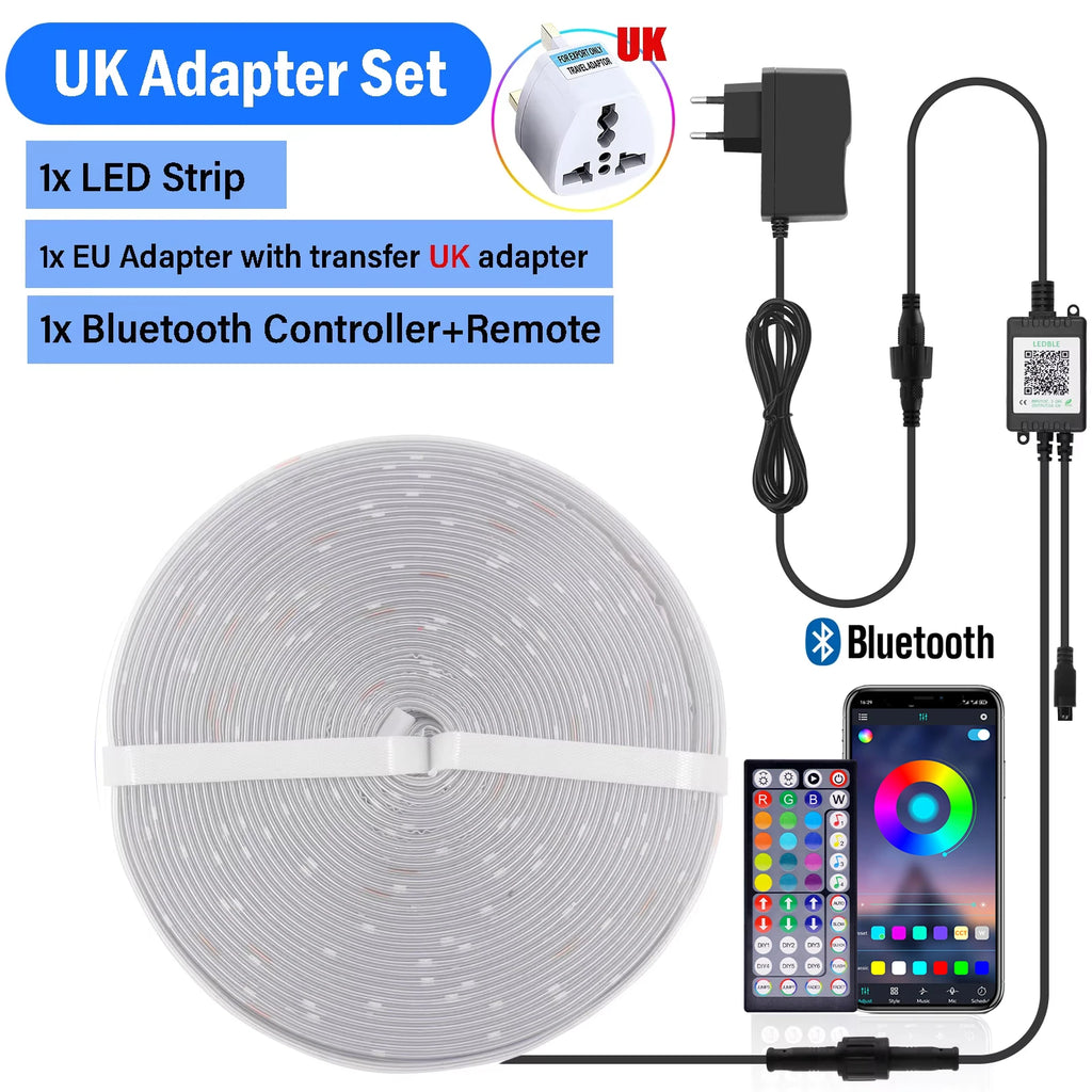 AuraGlow™ - Smart LED Strip | Bluetooth & App Control