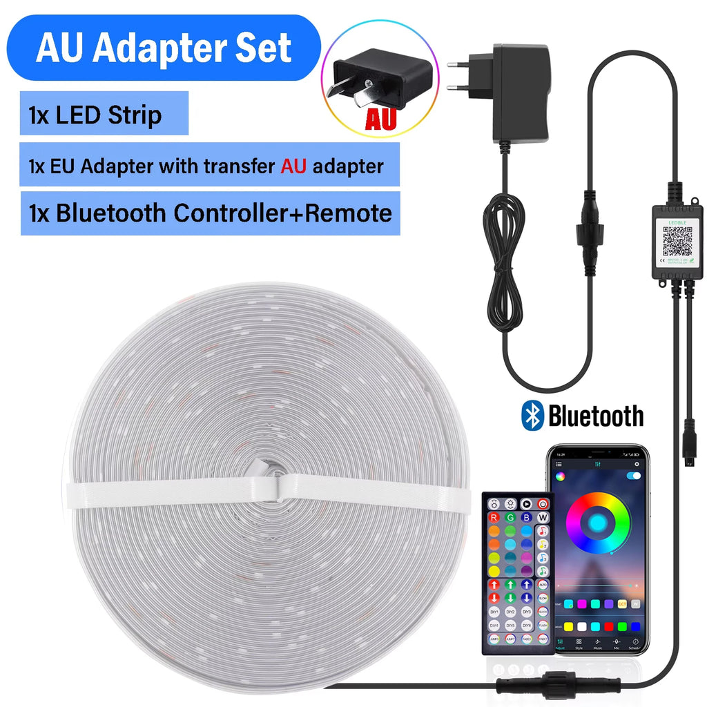 AuraGlow™ - Smart LED Strip | Bluetooth & App Control